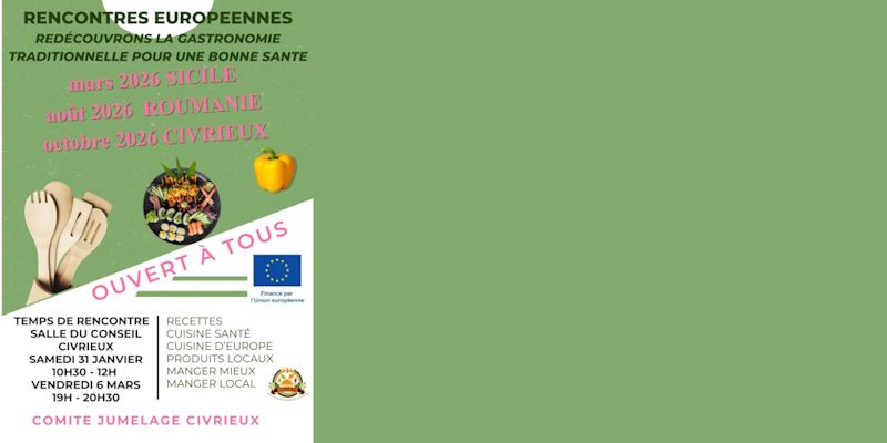 Rencontres jumelage 2026